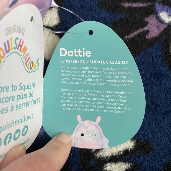 Dottie the sea slug Squishmallow! 7 inch. NWT. - Picture 4 of 4